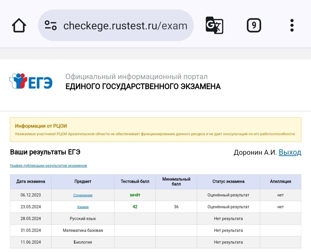 У меня 42 балла... Я думал, что будет побольше...