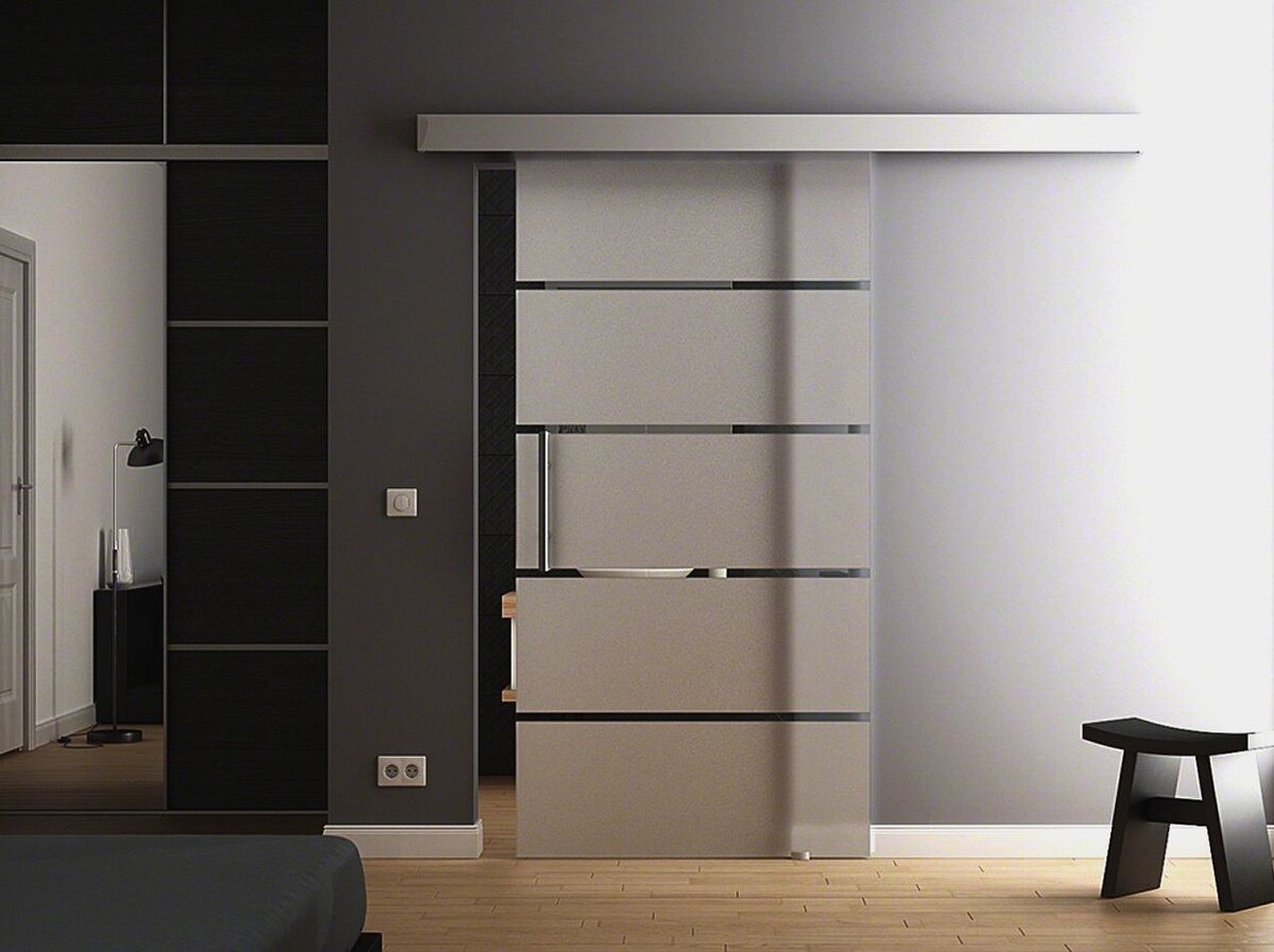 Раздвижные стеклянные двери