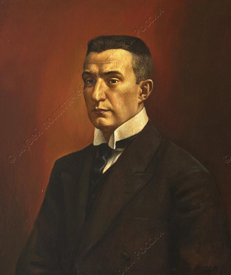 Картина «Портрет Александра Федоровича Керенского». 2001 г. Пятахин Н. П.