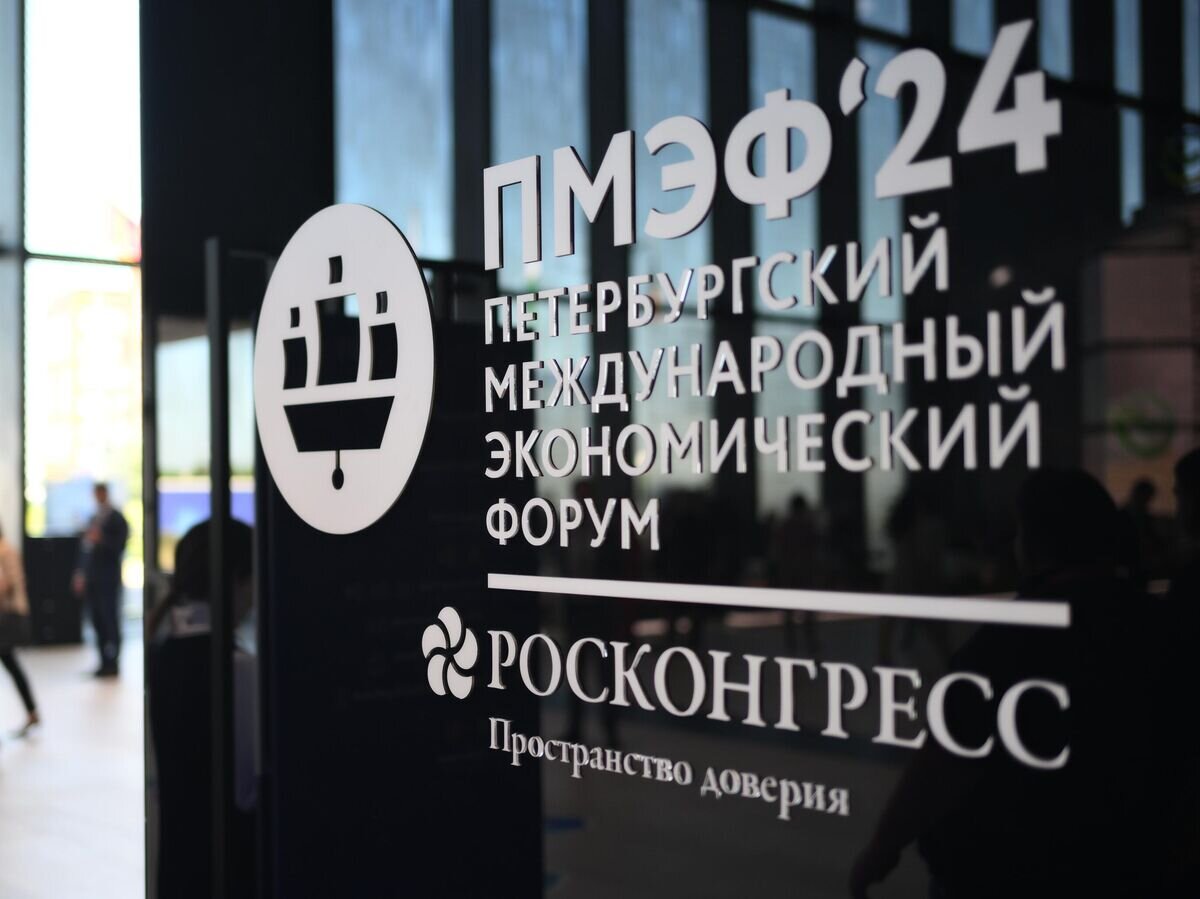    Работа ПМЭФ-2024© РИА Новости . Александр Кряжев