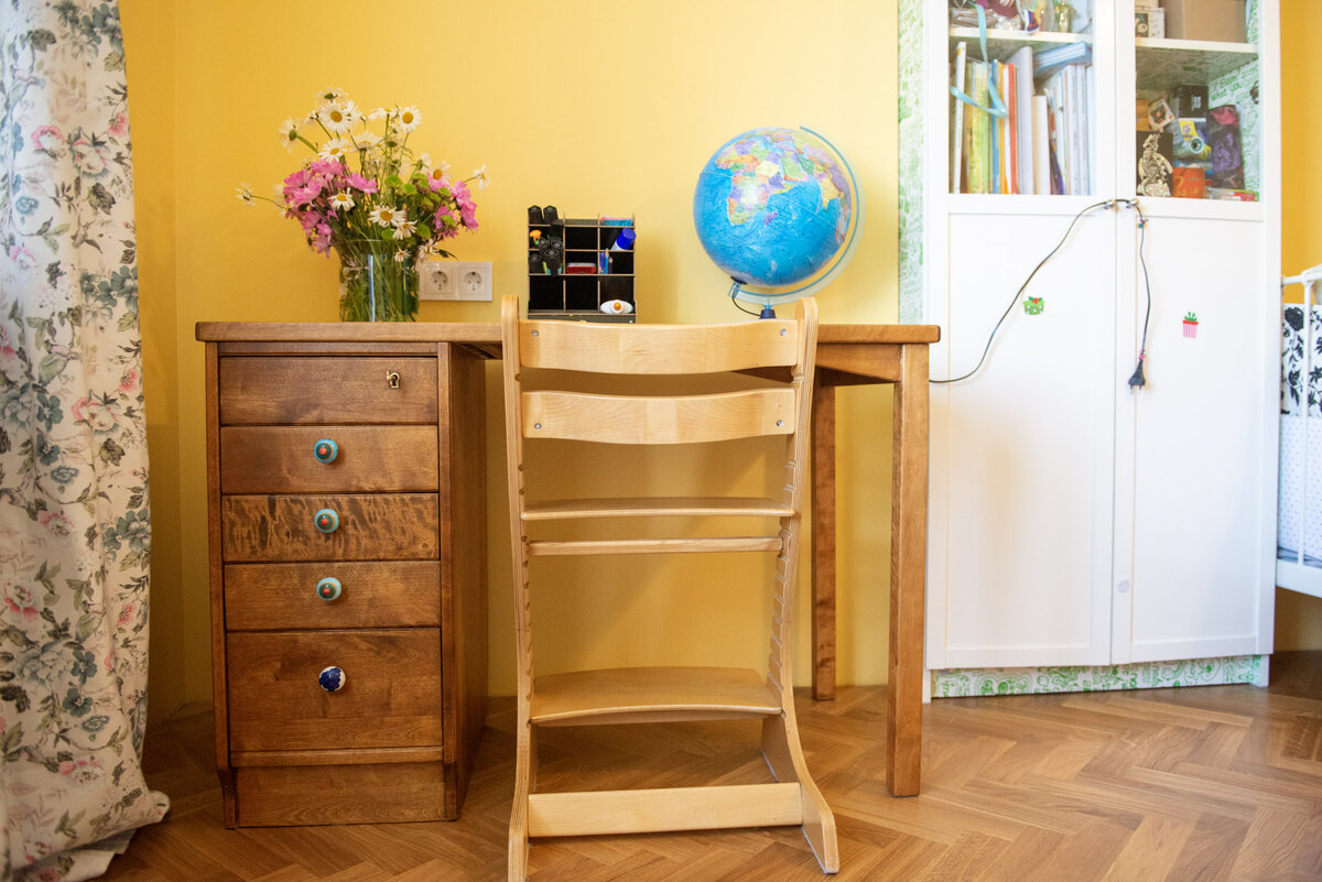 Стол Asko после реставрации.