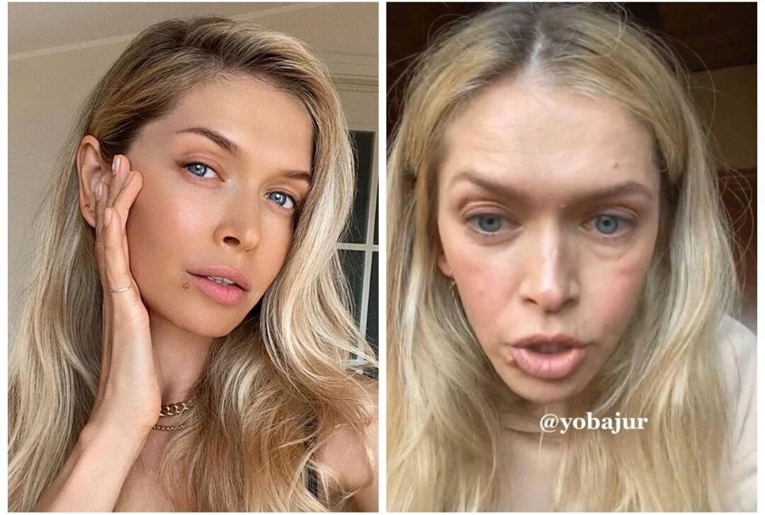 Фото из интернет. Слева Брежнева в России, справа она же, но за границей 