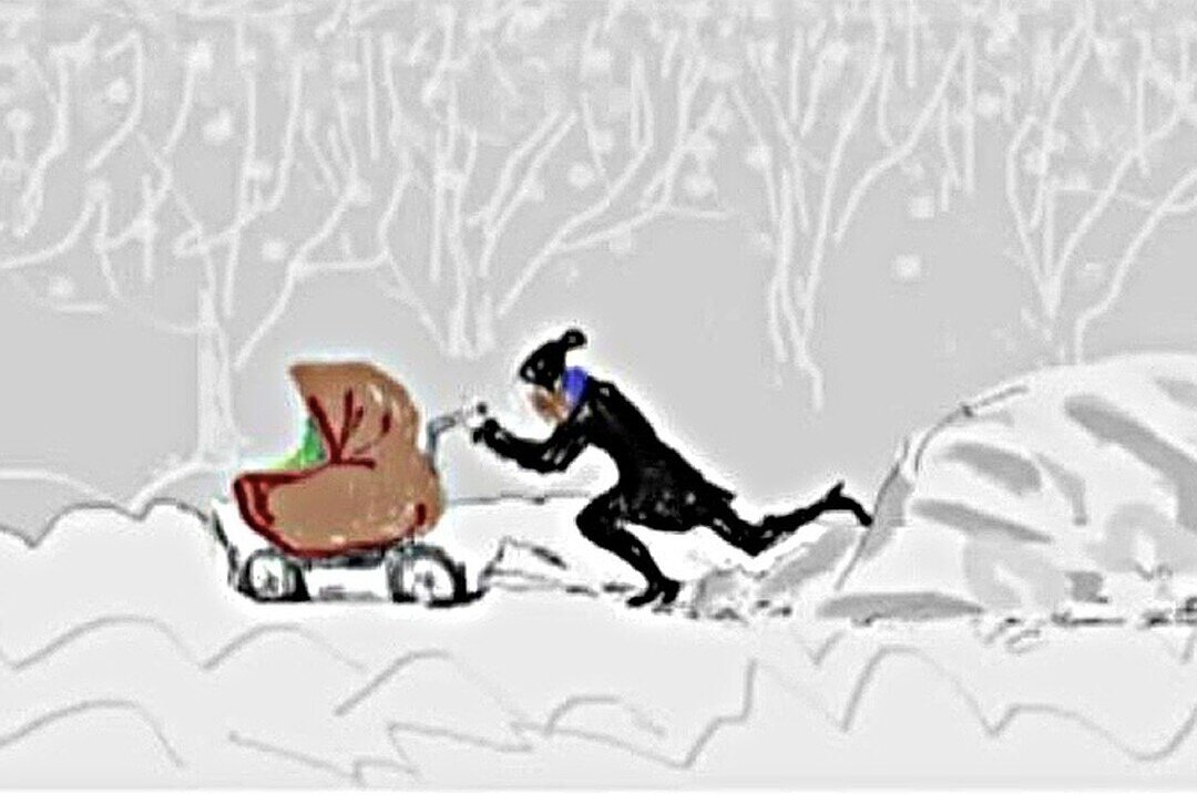 Все мамы зимой. Картинка из Яндекса.