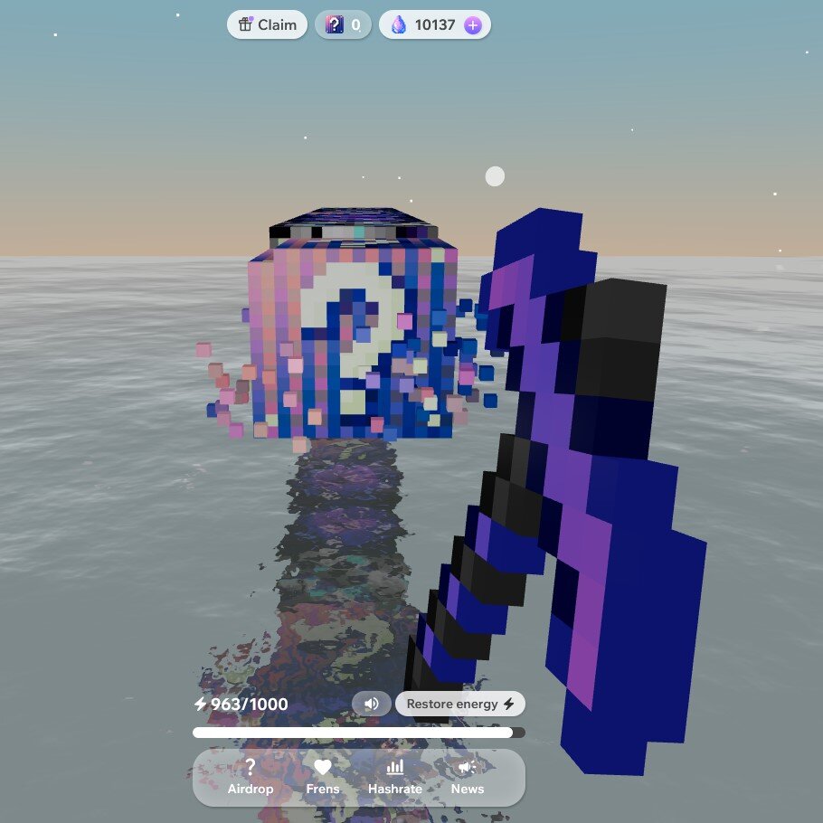 Мой первый найденный блок через 15-20 минут после начала.