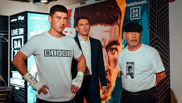    Дмитрий Бивол и Геннадий Машьянов.из соцсетей Геннадия Машьянова