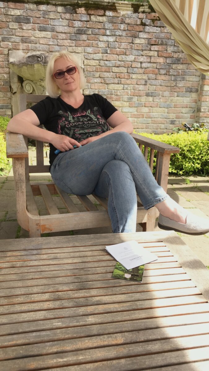 Автор блога в усадьбе Ореховно  Псковская область.