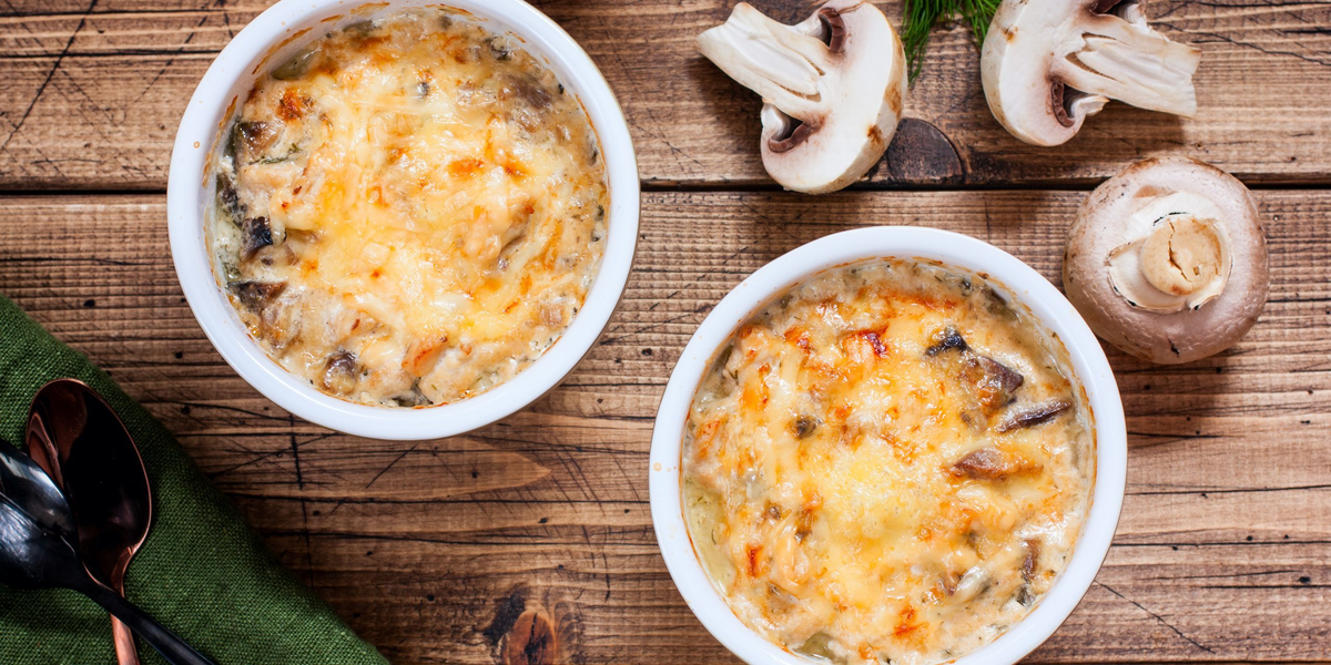 Жюльен из белых грибов без курицы