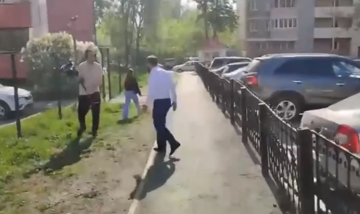 Скриншот с видеозаписи