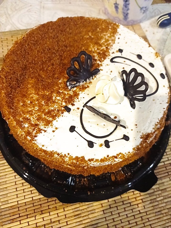 Вот такой нежирный тортик