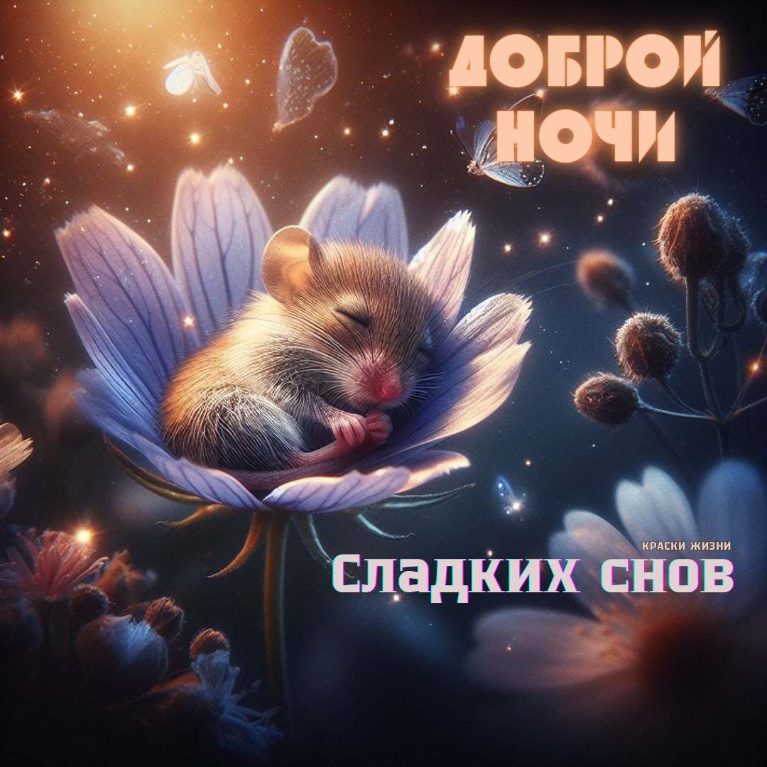 Доброй ночи. Сладких снов.