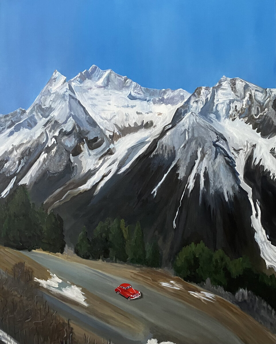 Холст, масло. 80х100 см