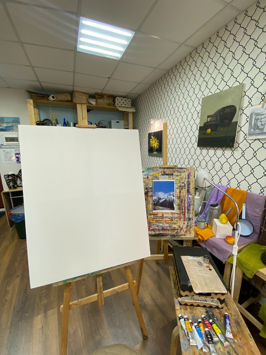 Процесс работы над картиной. 7 дней или 21 час работы...