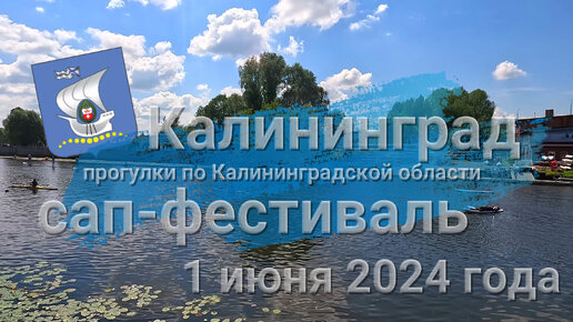 Случайно увидели сап-фестиваль в Калининграде на день защиты детей.