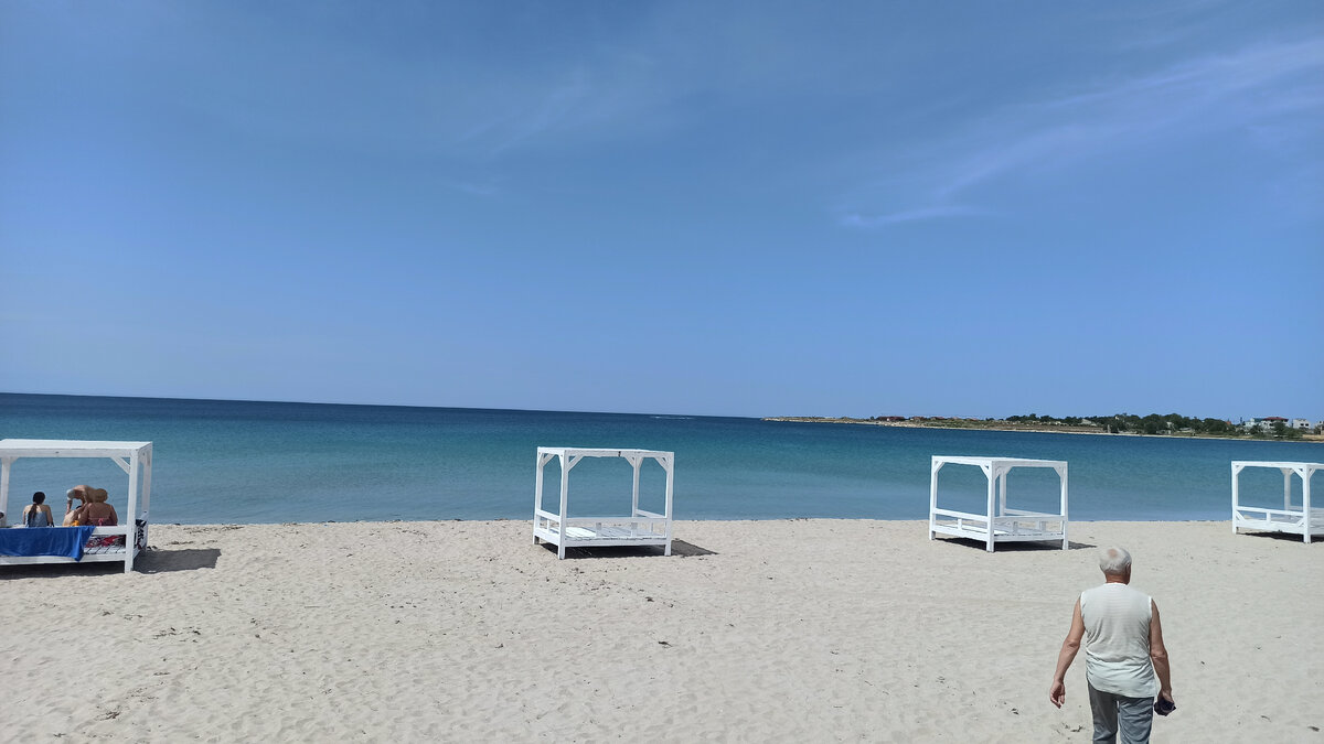 Пляж в Черноморском