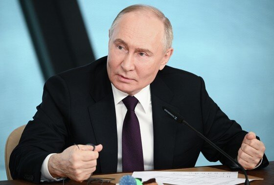    Встреча президента РФ Владимира Путина и представителей ведущих мировых СМИ