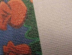 Пример печати на холсте. Да, всё чётко и детализировано… а душа где?😏