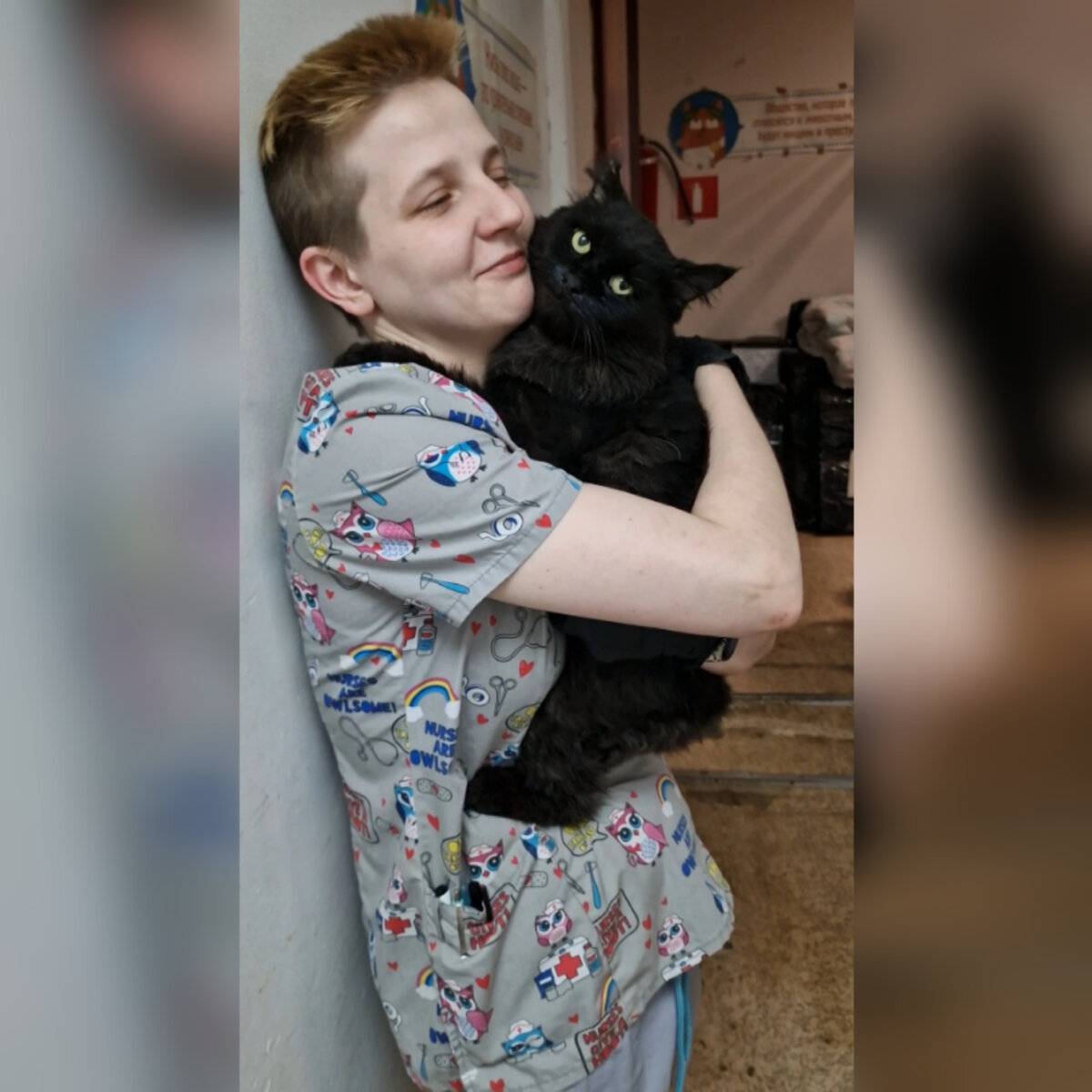 Роли исполняют очаровательная Серафима и прекрасный котик Витя, 7 лет.