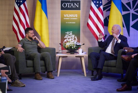    Владимир Зеленский, Джо Байден