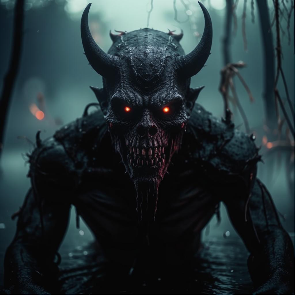 Он заманивал их в глубь болот..