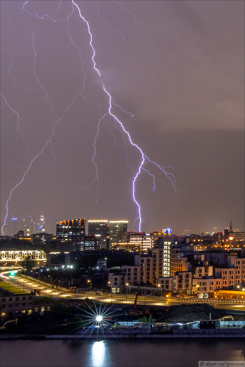 Гроза в Москве | Блог авиационного фотографа | Дзен