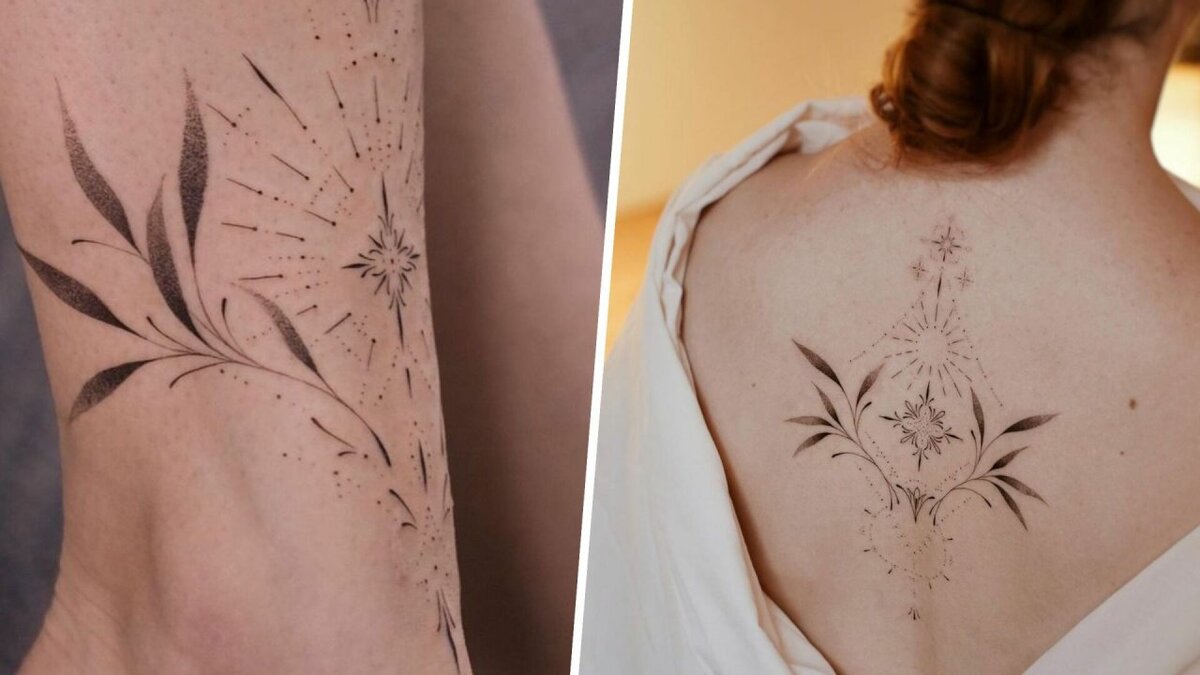 Самые красивые женские татуировки с орнаментом