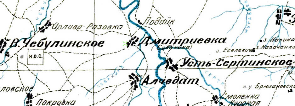 Карта 1921 года