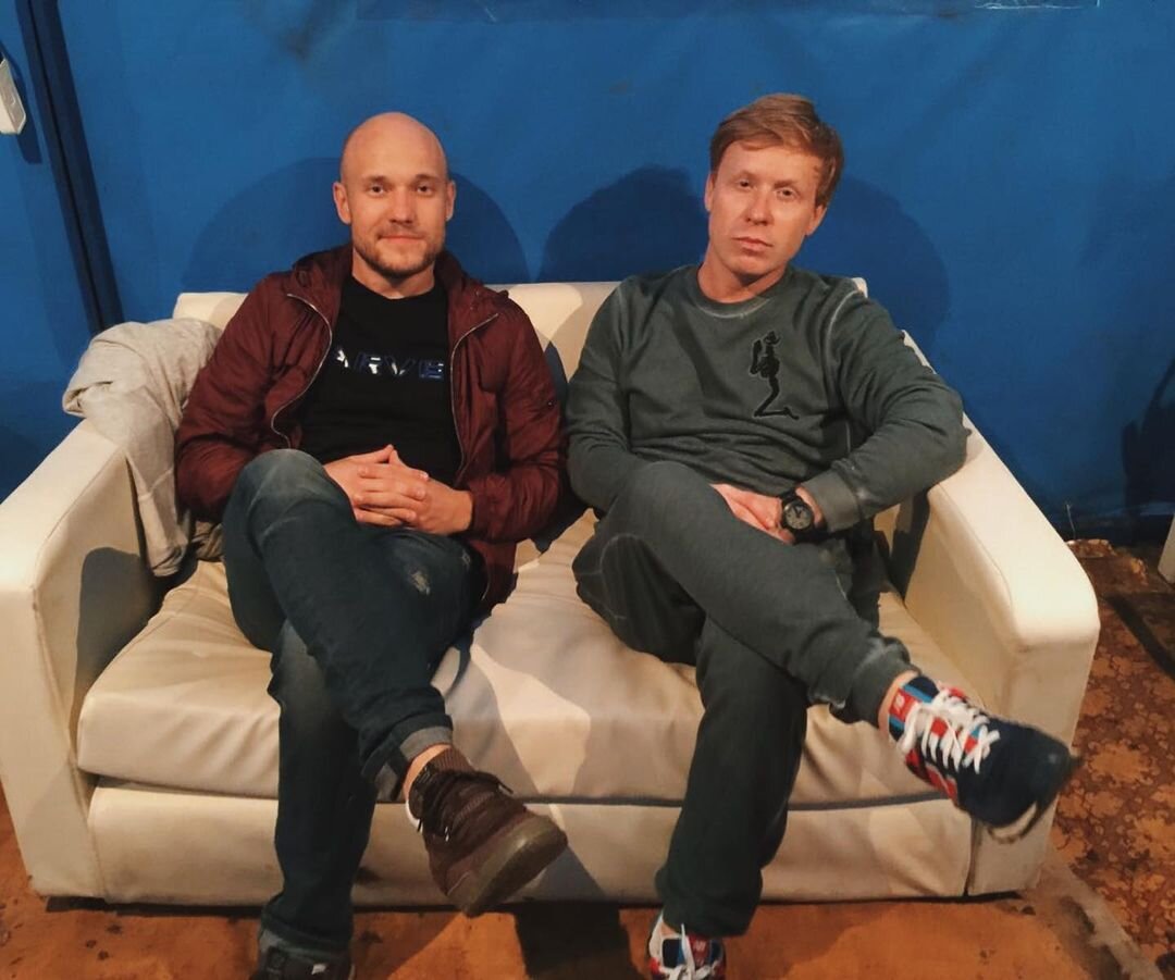    Владимир Селиванов с коллегой по сериалу "Реальные пацаны" Антоном БогдановымСоцсети