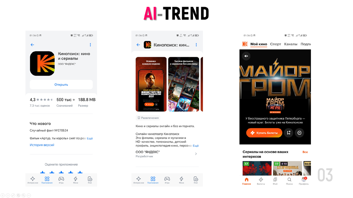 Лучшие онлайн-кинотеатры в смартфоне: качаем из RuStore | AI-TREND | Дзен