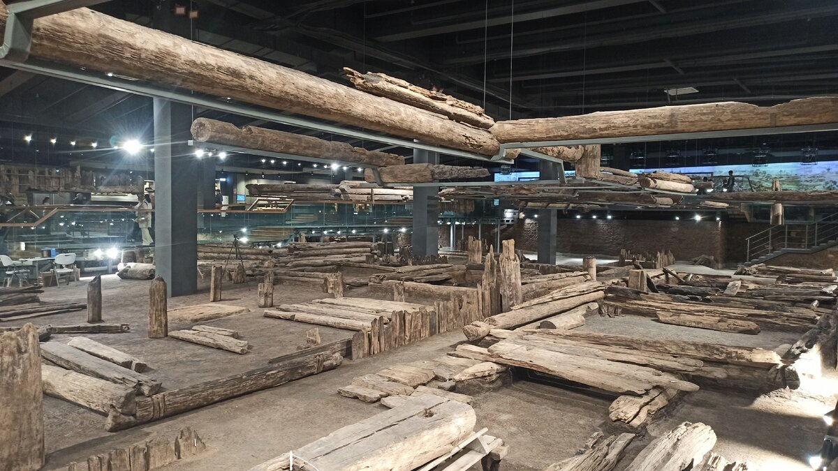 Общий вид раскопа.