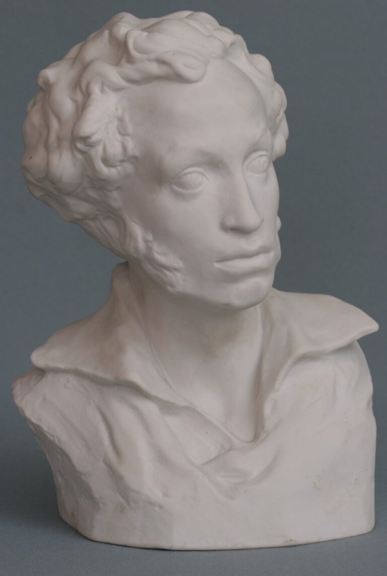 А. Д. Корсиков. «Портрет А. С. Пушкина». СССР, Ленинград. 1949 г.