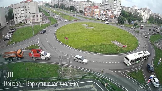 ДТП. Конева - Воркутинская (06.06.2024 в 09:42)