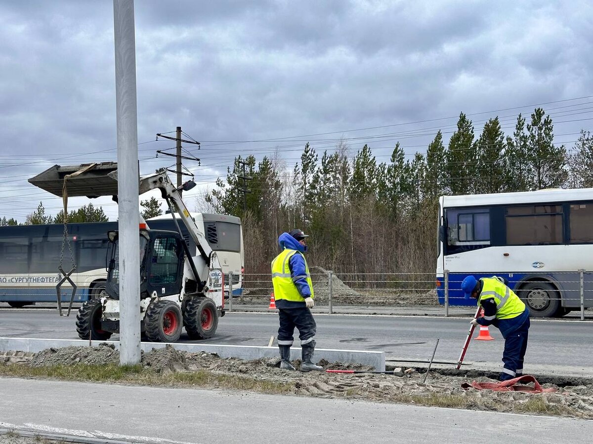    В Сургуте продолжается ремонт Нефтеюганского шоссе
