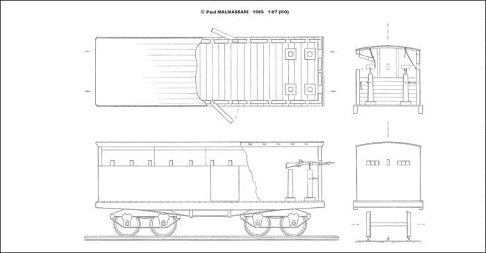 Картинка из свободных источников. План бронированного вагона предложенного для кампании в Мексике.