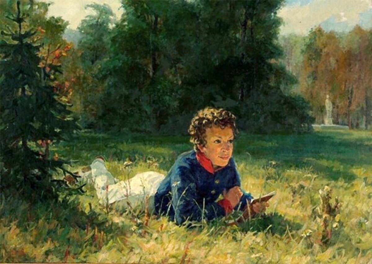"Пушкин-лицеист" , художник Витман И. И. 