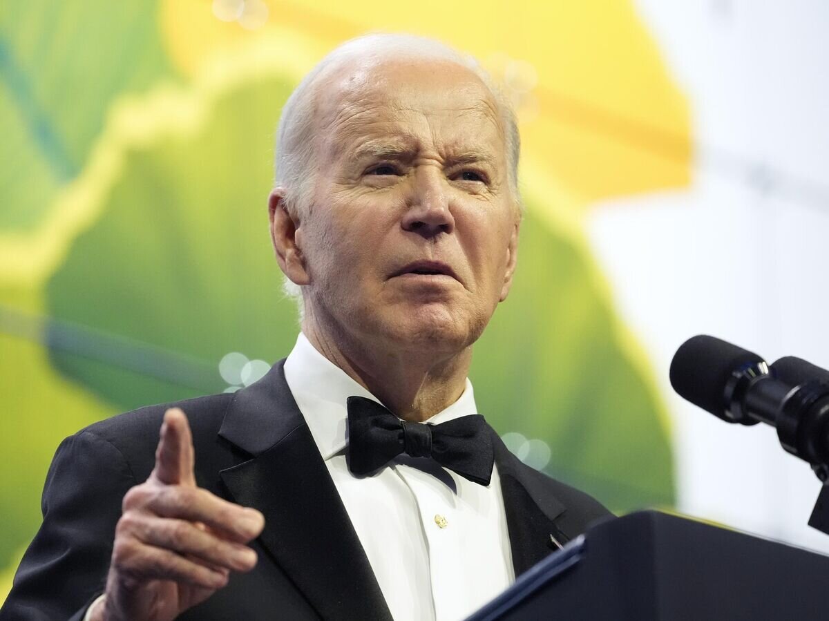    Президент США Джо Байден во время выступления в Азиатско-Тихоокеанском американском институте исследований конгресса© AP Photo / Alex Brandon