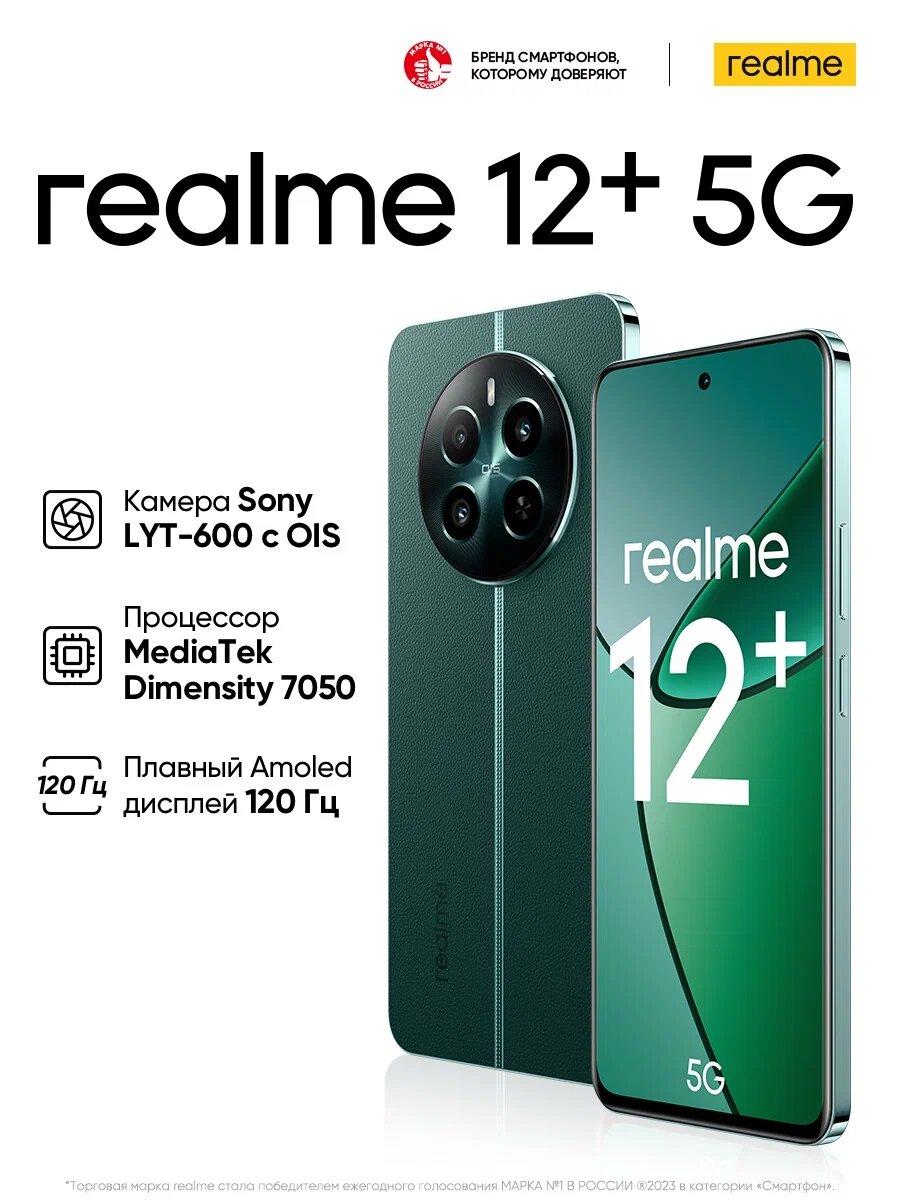 Обзор смартфона Realme 12+ Плюсы и минусы, расскажем подробнее. Цена? |  Технарь | Дзен