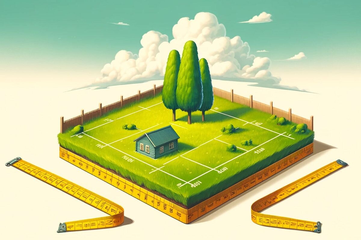 В России площади земельных наделов принято измерять в сотках. Источник: нейросеть📷
