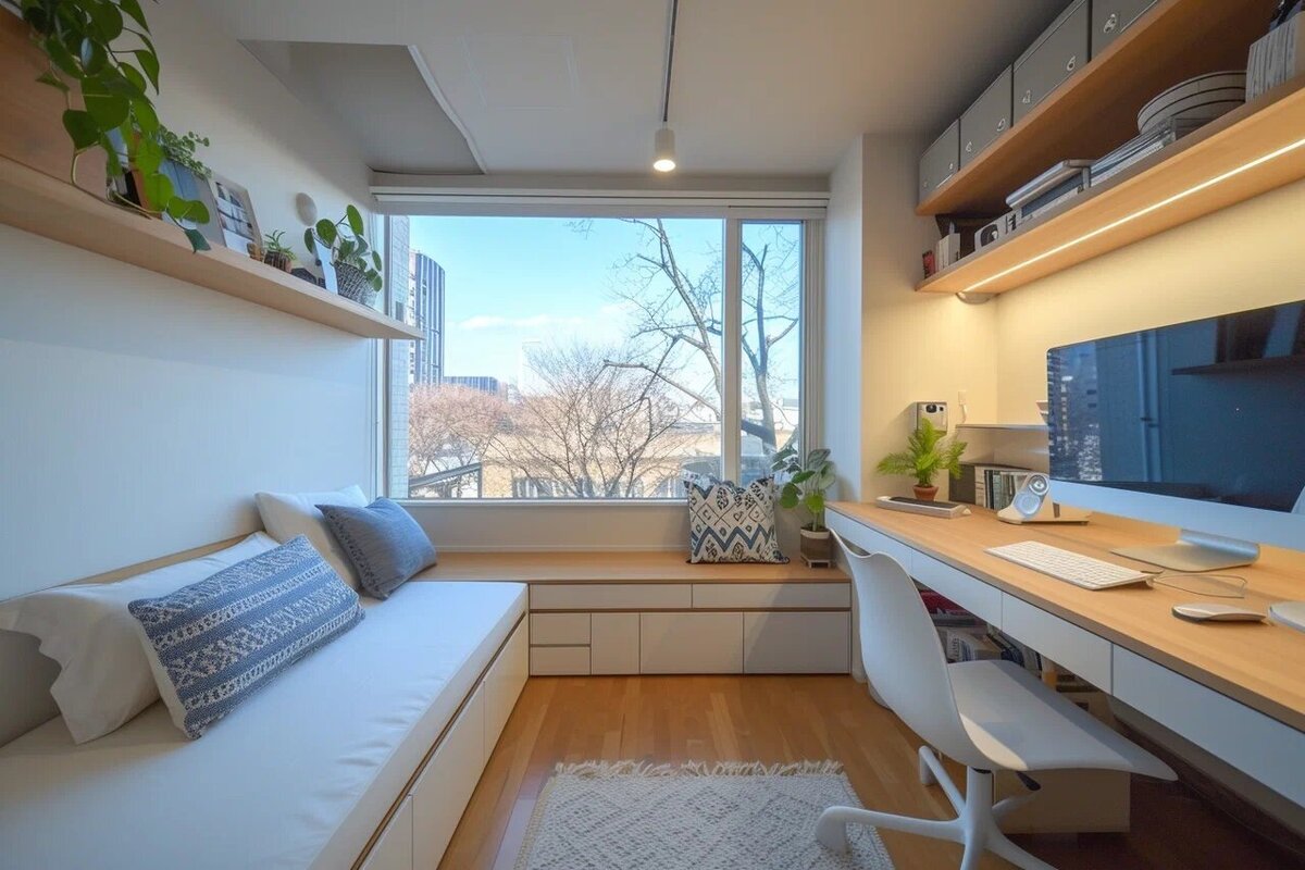 Вариант расположения рабочего места в студии