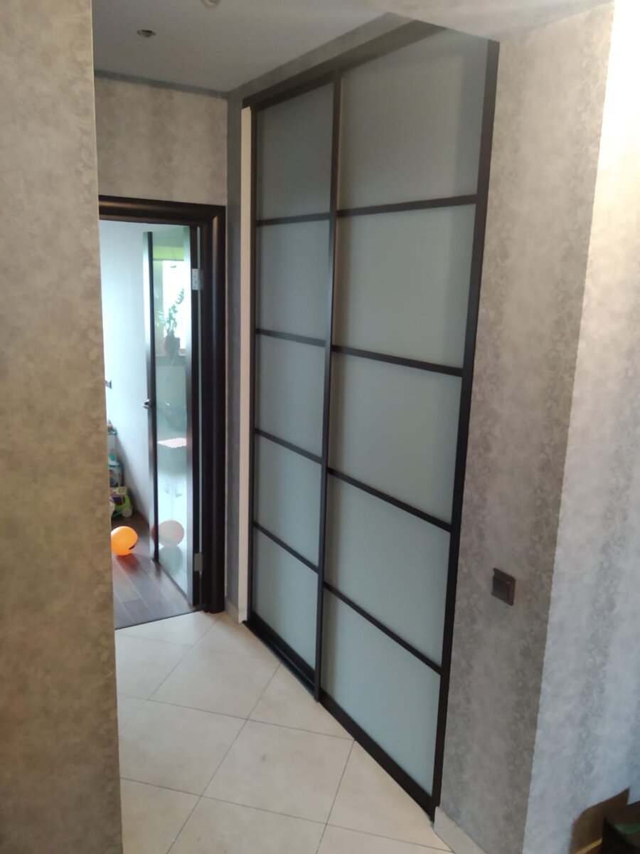 Фото встроенного шкафа в прихожей