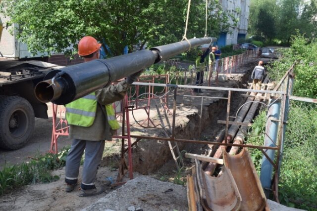    Ремонт тепловых сетей в Иванове выполнен уже на треть