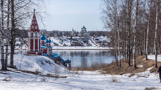 Прогулка по Романовской стороне городка Тутаев в настоящей русской провинции. Прекрасное место рекомендовано к посещению в любое время года