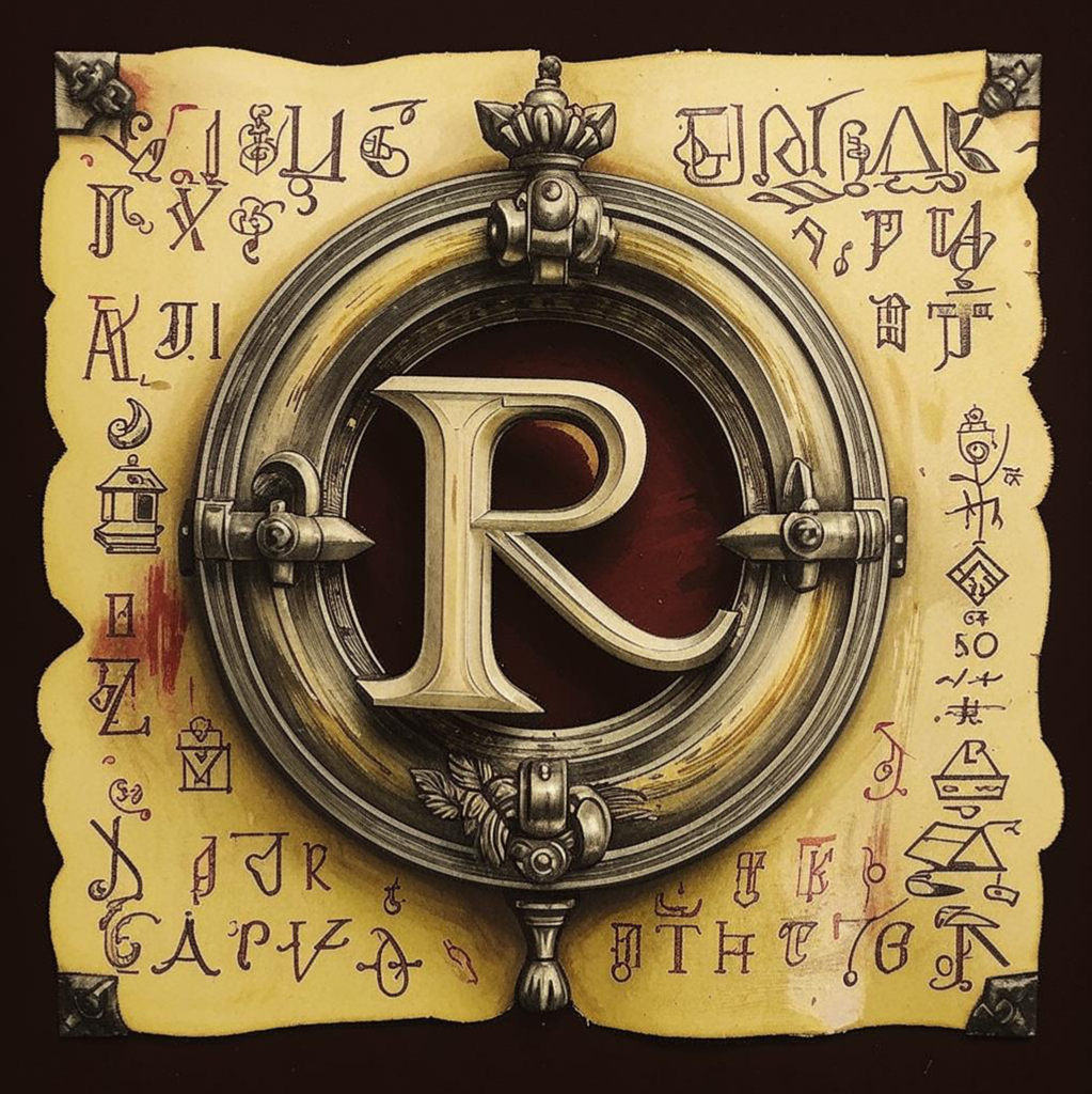 Древнерусский алфавит в представлении нейросети - просто чтобы «буквица» на обложке мне самому не мозолила глаза в дальнейшем