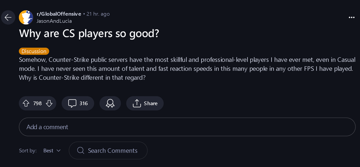     Пост на Reddit