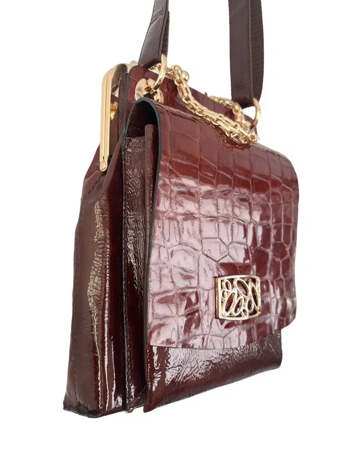 Кожаная сумка "Жанелль-64". Ателье Ирины Берзиной.