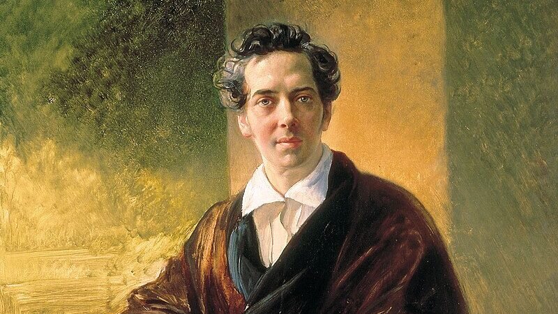 Антоний Погорельский. Портрет работы Карла Брюллова, 1836 