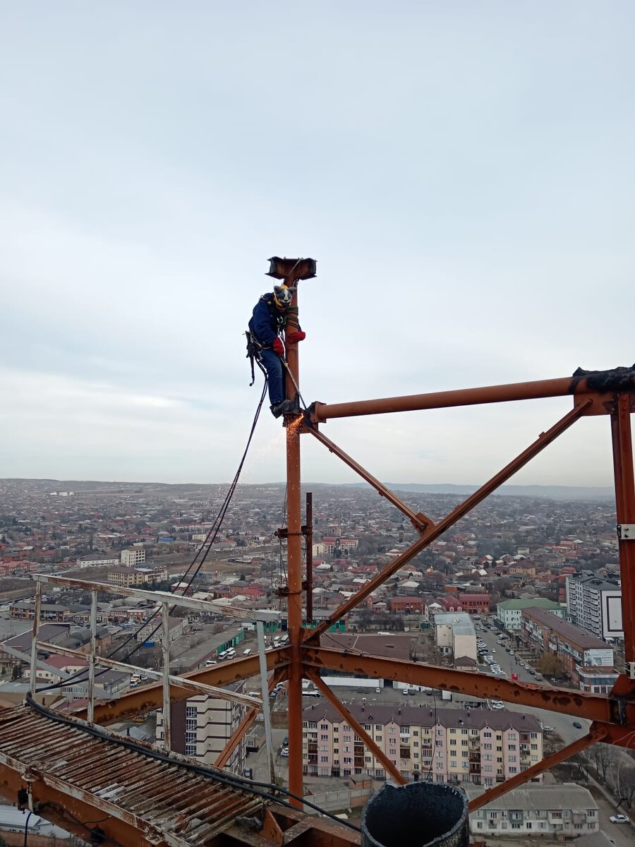 🧗‍♂️+74956418848🏗 Высотный демонтаж металлоконструкций, услуги промышленных альпинистов газорезчиков в Москве, МО, России🎯