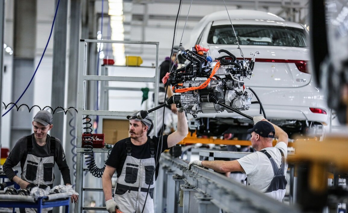 Производство электромобилей на заводе «Моторинвест» в Липецкой области  📷
