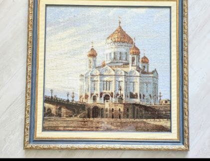 А это бабушка маме моей вышивала. Фото автора.