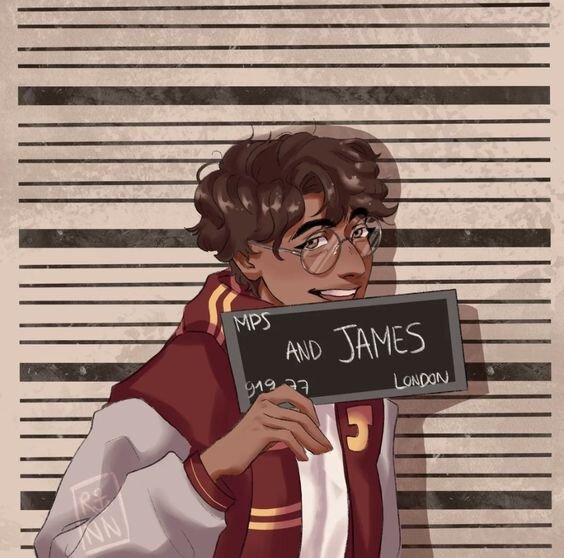 Джеймс Поттер - фанарт. Автор мне не известен.