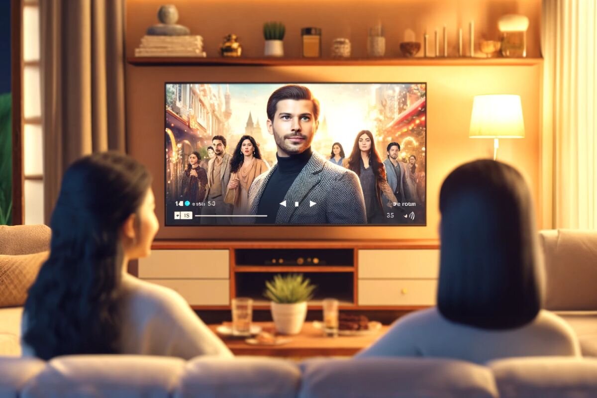 Турецкий сериал — звучит как идея для душевного вечера с подругой. Источник: нейросеть📷

